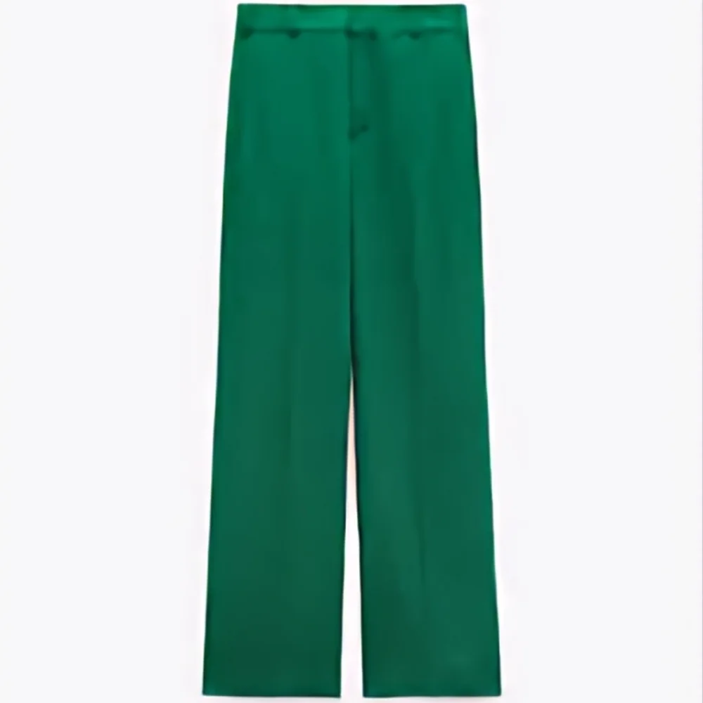 Zara flowy pants green sizes M, last one BNWT - Picture 1 of 10
